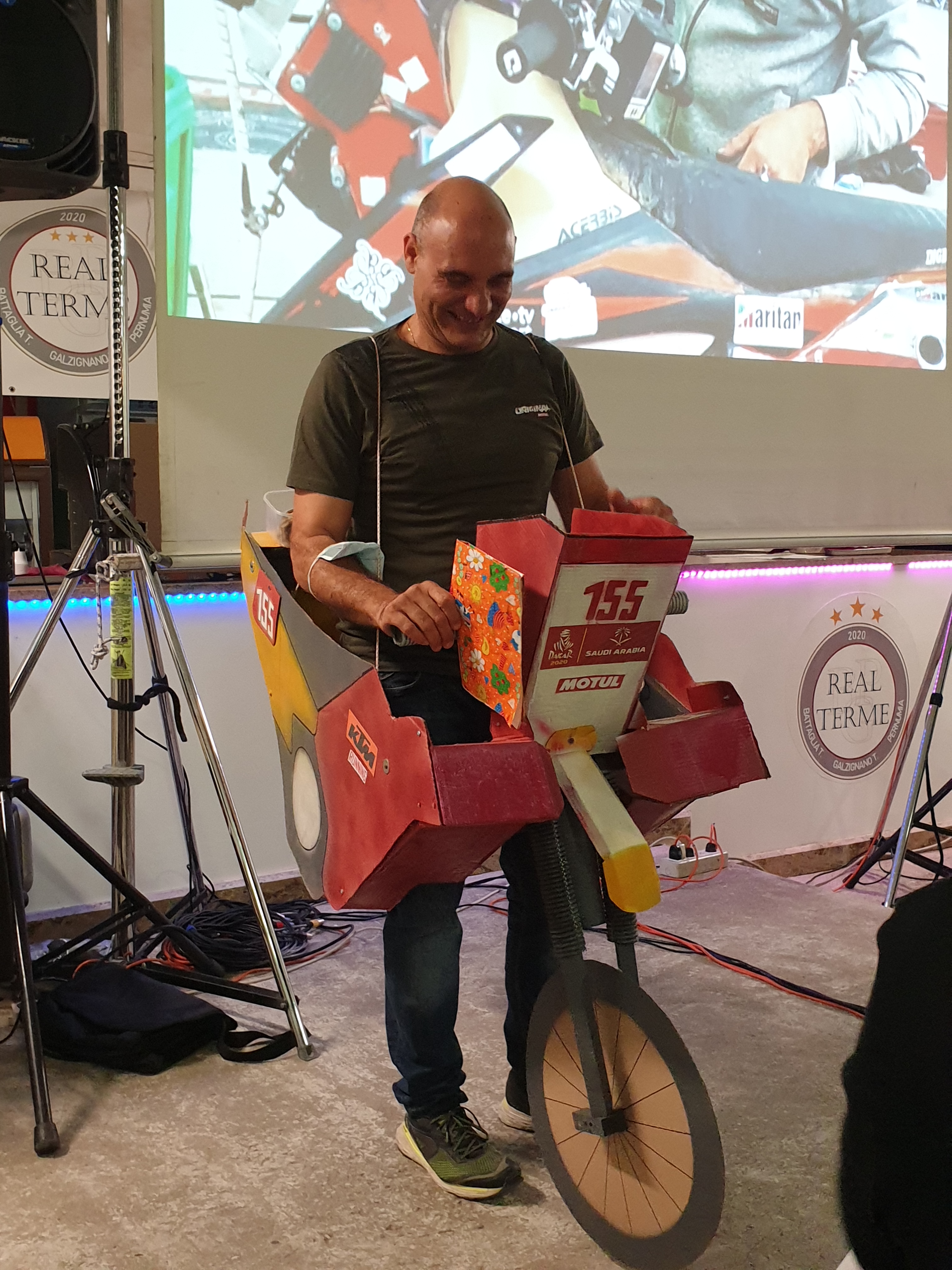 Matteo Olivetto e la sua KTM Running