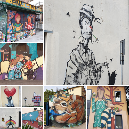 Street art in città