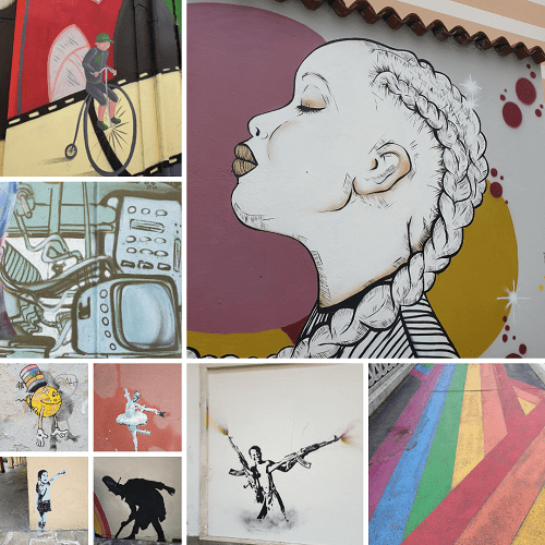 Street art in città