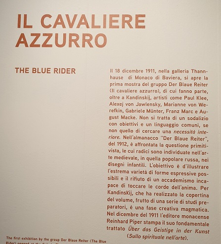 Il cavaliere azzurro - Vasilij Kandinskij