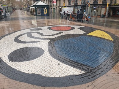 Il mosaico di Mirò sulla Rambla - BARCELLONA